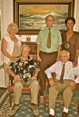 Group Photo - (l to r), Sylvia Heusser - Office Manager, Bob Marsh - Research and Design/Customer Service, Stephanie Dupont, Psy.D. - Clinical Psychology, Neurotherapy, Gunnar Heuser, M.D. - Clinical Supervisor, Hershel Toomim, Sc.D. - President