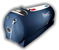 In the hyperbaric chamber, the increases in the pressure of oxygen results in more oxygen being dissolved in the blood and cerebrospinal fluid, thereby making the oxygen available for diffusion into the tissues where it helps to overcome hypoxia.